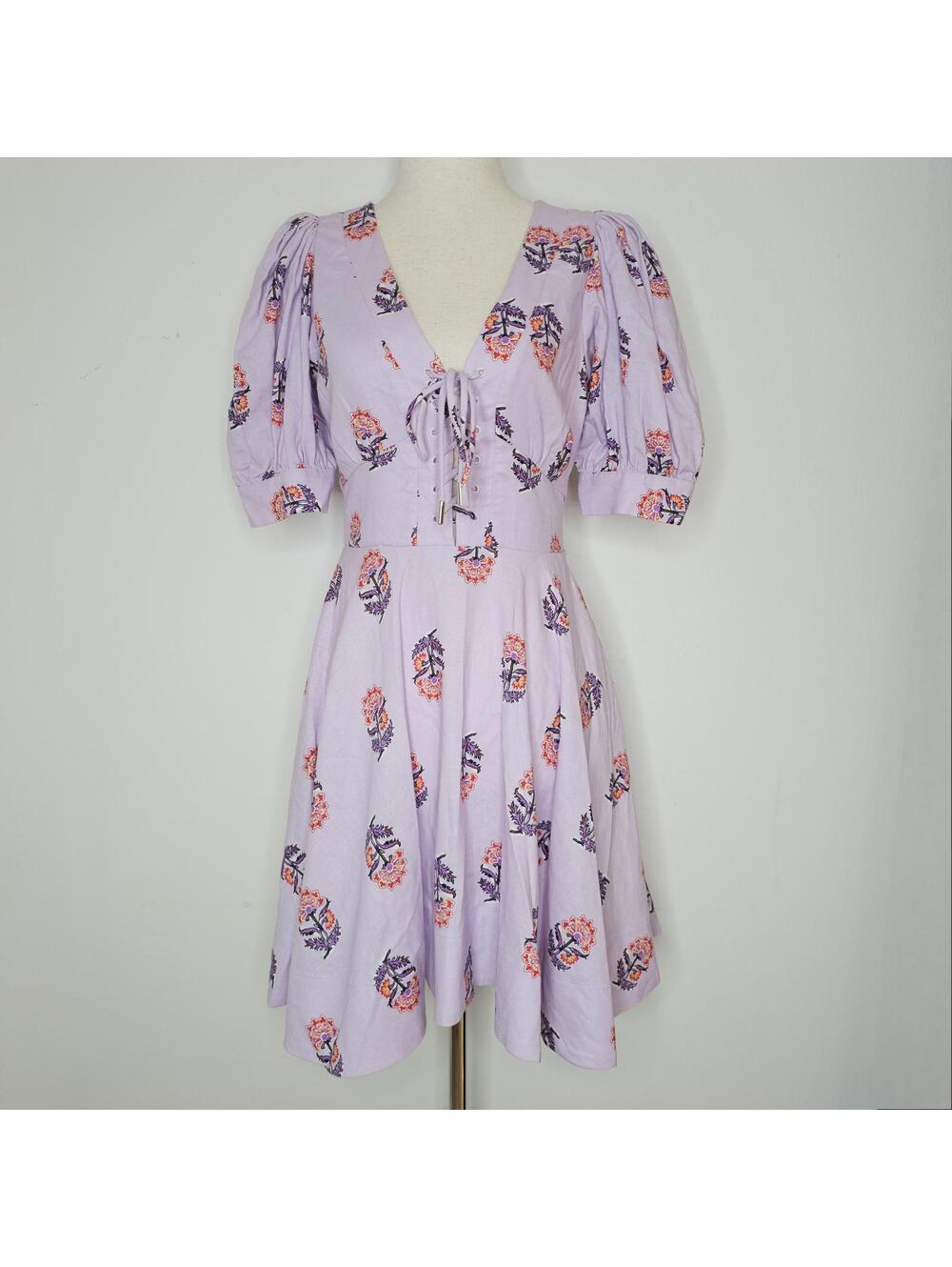 NWOT House of Harlow Women's Purple Floral Dress Size 0